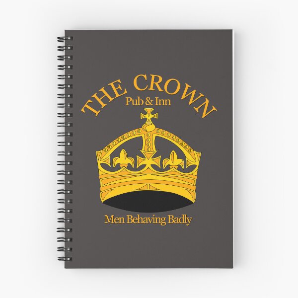 Item preview, The Crown Pub and Inn from Men Behaving Badly designed and sold by Rewatch-Podcast.