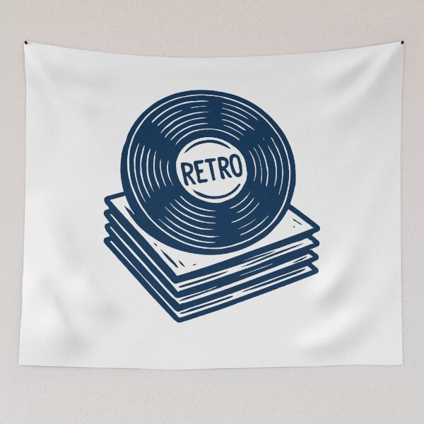 Item preview, Retro Vinyl Record Player Music Lovers Collection designed and sold by LuminOrb.