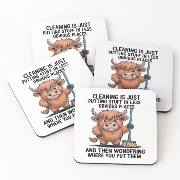 Item preview, Cleaning is Just Putting Stuff in Less Obvious Places designed and sold by ticlitule.