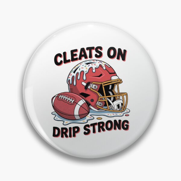 Item preview, Cleats On Drip Strong Football Ice Cream Drip with Sprinkles designed and sold by ticlitule.