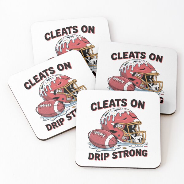 Item preview, Cleats On Drip Strong Football Ice Cream Drip with Sprinkles designed and sold by ticlitule.