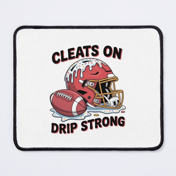 Item preview, Cleats On Drip Strong Football Ice Cream Drip with Sprinkles designed and sold by ticlitule.