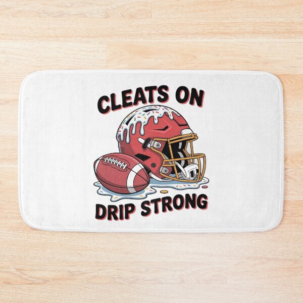 Item preview, Cleats On Drip Strong Football Ice Cream Drip with Sprinkles designed and sold by ticlitule.