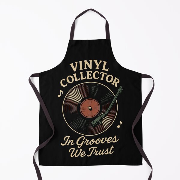 Item preview, Vinyl Collector In Grooves We Trust Retro Music designed and sold by LuminOrb.