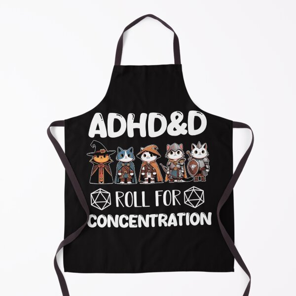 Item preview, Adhdd Roll For Concentration White Version designed and sold by GracielaMorey66.