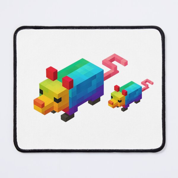 Item preview, 3d Rainbow Rat and baby Rat designed and sold by AdiDsgn.
