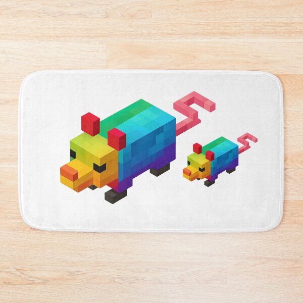Item preview, 3d Rainbow Rat and baby Rat designed and sold by AdiDsgn.