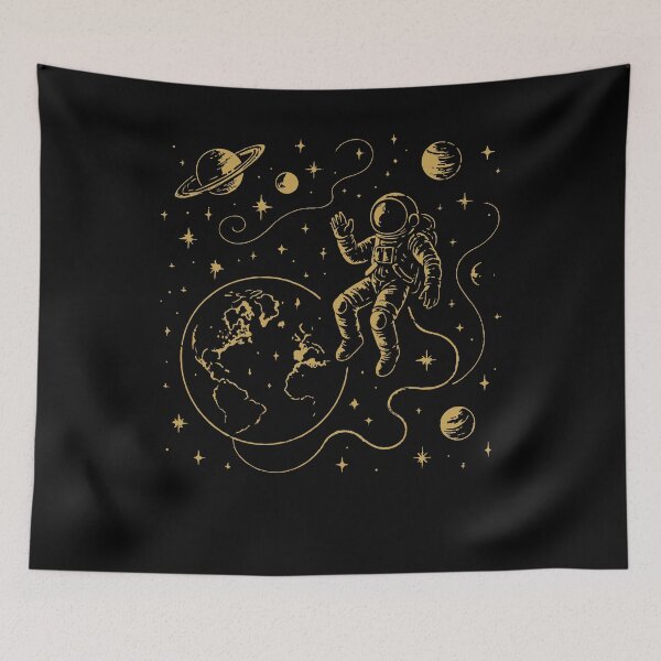 Item preview, Space Astronaut Exploring Solar Planets designed and sold by LuminOrb.