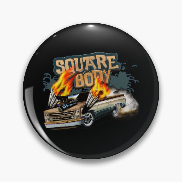 Item preview, Square Body Burnout Flames Classic Truck Power designed and sold by Witchwayto254.