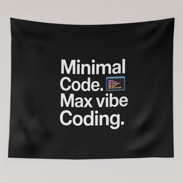Item preview, Coding Minimal Code. Max Vibe Programmer designed and sold by tabdejinti.