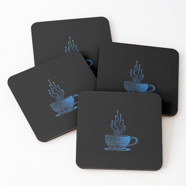 Item preview, Coffee and Code Circuit Art designed and sold by tabdejinti.