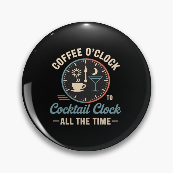 Item preview, Coffee O’Clock to Cocktail O’Clock Clock designed and sold by tabdejinti.