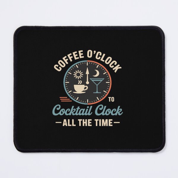 Item preview, Coffee O’Clock to Cocktail O’Clock Clock designed and sold by tabdejinti.