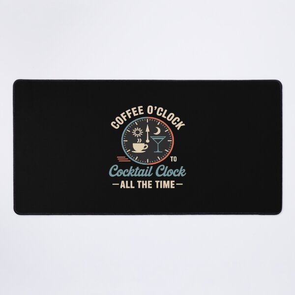 Item preview, Coffee O’Clock to Cocktail O’Clock Clock designed and sold by tabdejinti.