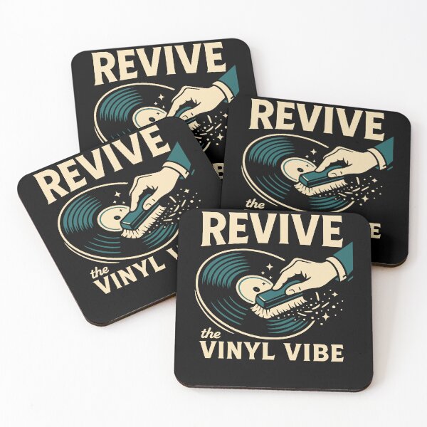 Item preview, Revive The Vinyl Vibe Record Player Love designed and sold by LuminOrb.