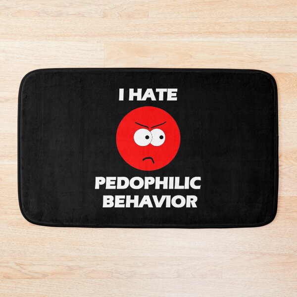 Item preview, I hate pedophilic behavior (with emoticon) designed and sold by Warih.