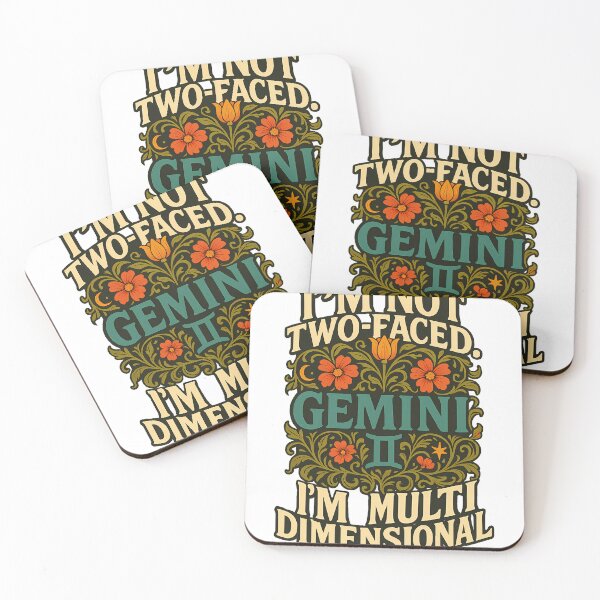 Item preview, Gemini I’m not two-faced. I’m multi-dimensional." Art Nouveau T-Shirt | Astrology Humor designed and sold by MySpiritTravels.