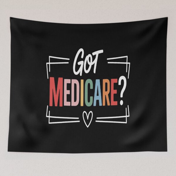 Item preview, Colorful Healthcare Typography for Medicare designed and sold by tabdejinti.