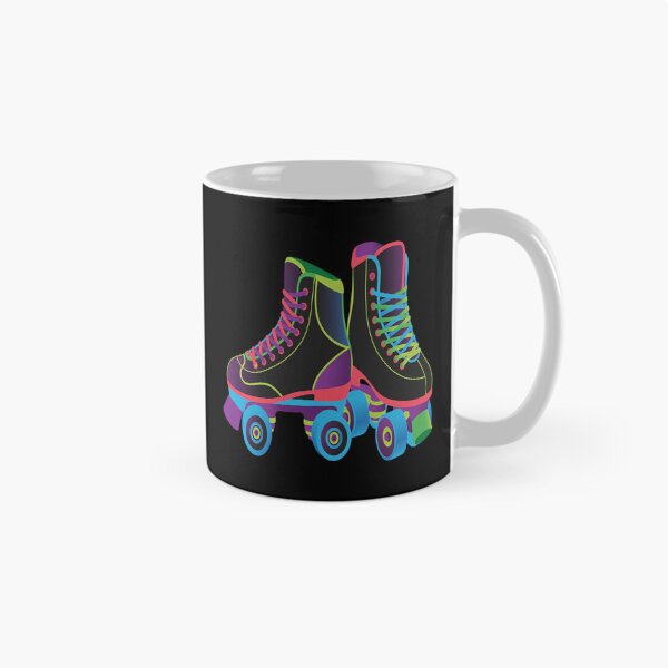 Item preview, Colourfull Roller Skate Novelty Graphic Rollerskate Skating designed and sold by tabdejinti.