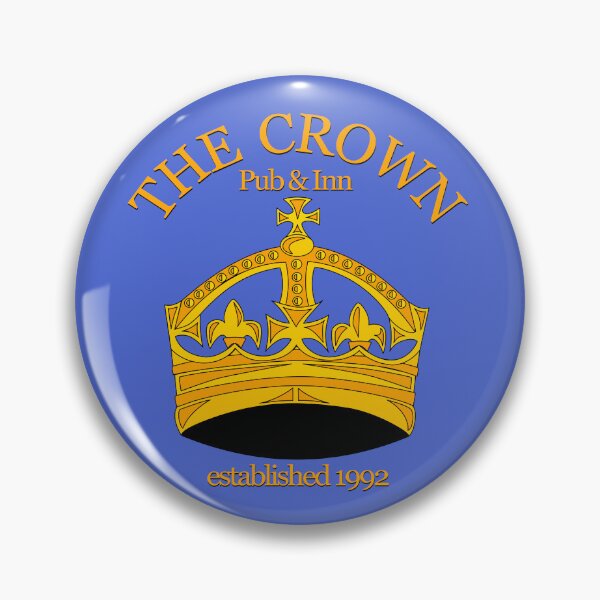 Item preview, The Crown Pub and Inn Established 1992 from Men Behaving Badly designed and sold by Rewatch-Podcast.