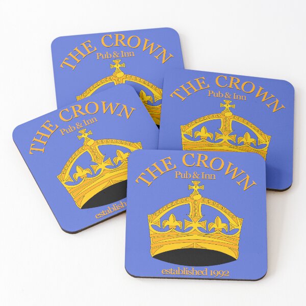 Item preview, The Crown Pub and Inn Established 1992 from Men Behaving Badly designed and sold by Rewatch-Podcast.
