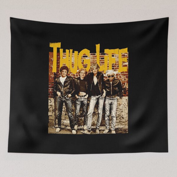 Item preview, Thug Life Retro Punk Leather Gang Street Vibe designed and sold by Jasonvoorhees21.
