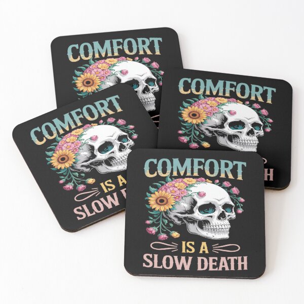 Item preview, Comfort is A Slow Death Motivation Discipline Growth designed and sold by tabdejinti.