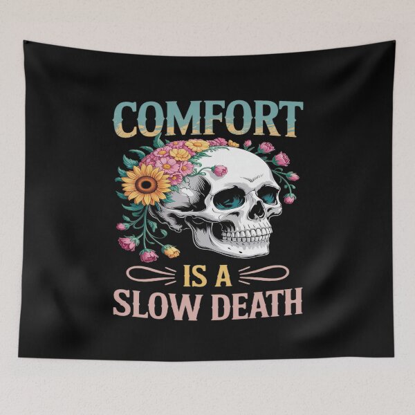 Item preview, Comfort is A Slow Death Motivation Discipline Growth designed and sold by tabdejinti.