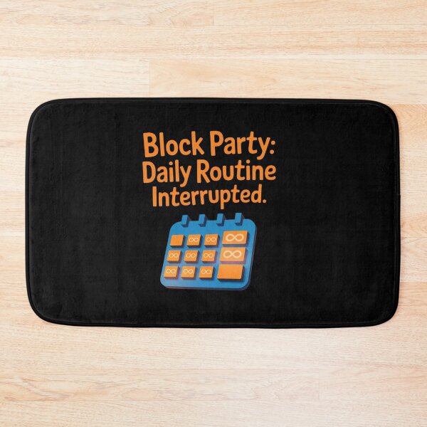 Item preview, Community Pride Block Party Daily Routine Graphic designed and sold by tabdejinti.