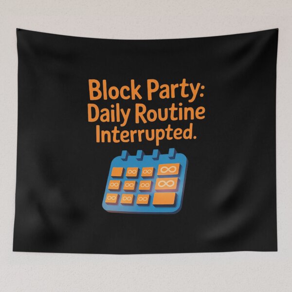 Item preview, Community Pride Block Party Daily Routine Graphic designed and sold by tabdejinti.