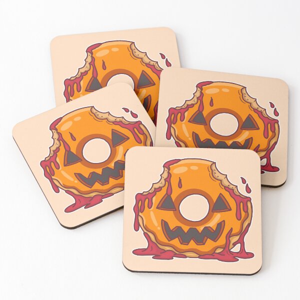 Item preview, Spooky Pumpkin Donut – Creepy Cute Halloween Treat designed and sold by BGMeYou.