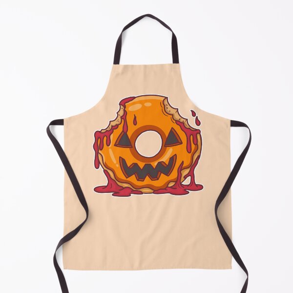 Item preview, Spooky Pumpkin Donut – Creepy Cute Halloween Treat designed and sold by BGMeYou.