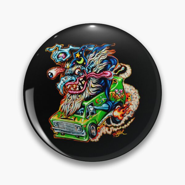 Item preview, Ratfink Wizard Monster Van Neon Flame Drive designed and sold by Witchwayto254.