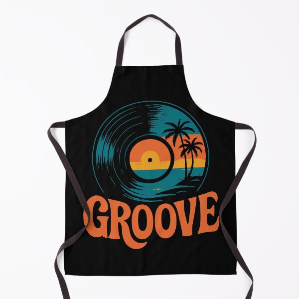 Item preview, Groove Vintage Vinyl Sunset Record Music Lovers designed and sold by LuminOrb.