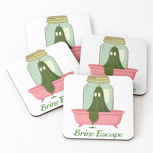 Item preview, Brine Escape Funny Pickle Ghost designed and sold by LizaRancel.