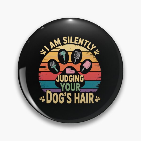 Item preview, Cool Retro Dog Groomer Paw Print Pet Grooming Style designed and sold by tabdejinti.