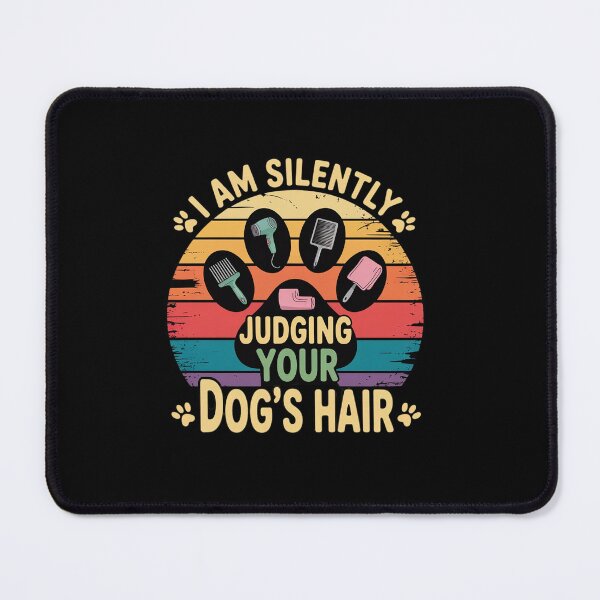 Item preview, Cool Retro Dog Groomer Paw Print Pet Grooming Style designed and sold by tabdejinti.