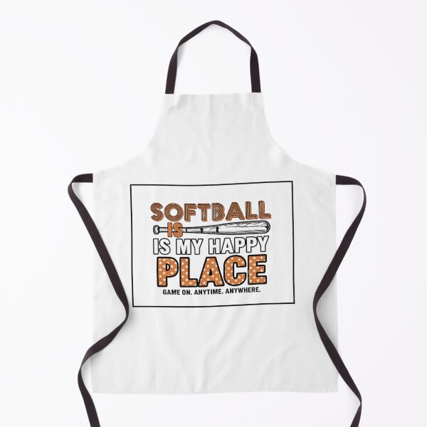 Item preview, Softball Is My Happy Place – Fun Sports Quote Design designed and sold by nzukgrv42.