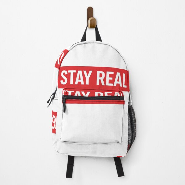 Artikelvorschau, STAY REAL Box Logo Streetwear Design – Minimale Hypebeast-Typografie entworfen und verkauft von Happyfreedom.