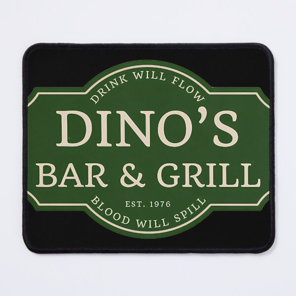 Item preview, Dino_S Bar And Grill designed and sold by RubeCasanova.