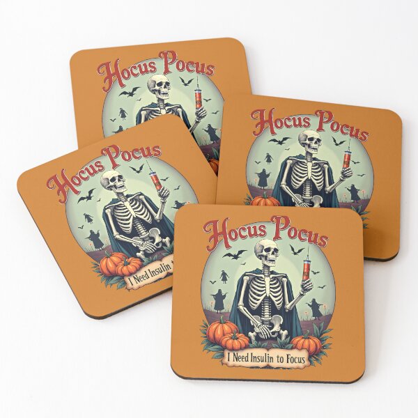 Item preview, Hocus Pocus I Need Insulin to Focus Halloween designed and sold by FrascatiStudio.