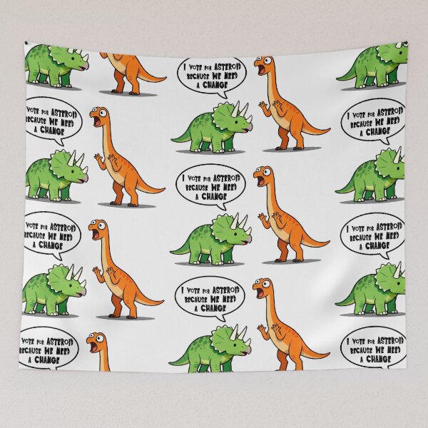 Item preview, Funny Dinosaur Asteroid Dino Extinction Humor Graphic for Science Lovers designed and sold by cinemadnesshirt.