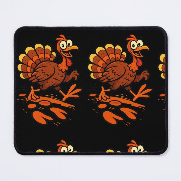 Item preview, Turkey Tracks – Fun and Kawaii designed and sold by DamioPolArt.