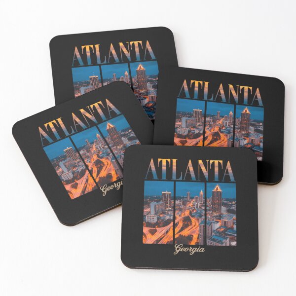 Item preview, Atlanta Nightlife GA Skyline Cityscape ATL Georgia Skyscaper designed and sold by Bandikonsalez.