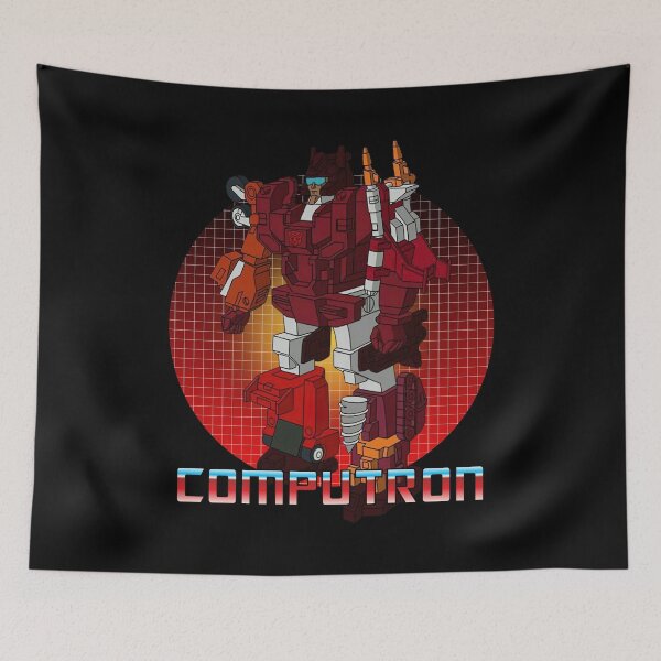 Item preview, Computron G1 Robot Retro 80s Art designed and sold by Retr0Tshirts.