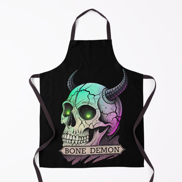 Item preview, Bone Demon – Colorful Skull Illustration designed and sold by FlowingInkArt.