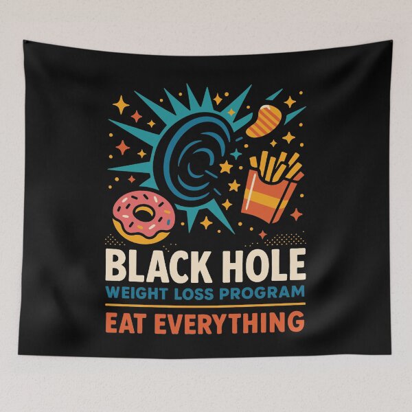 Item preview, Funny Astronomy Black Hole Eat Everything designed and sold by LuminOrb.