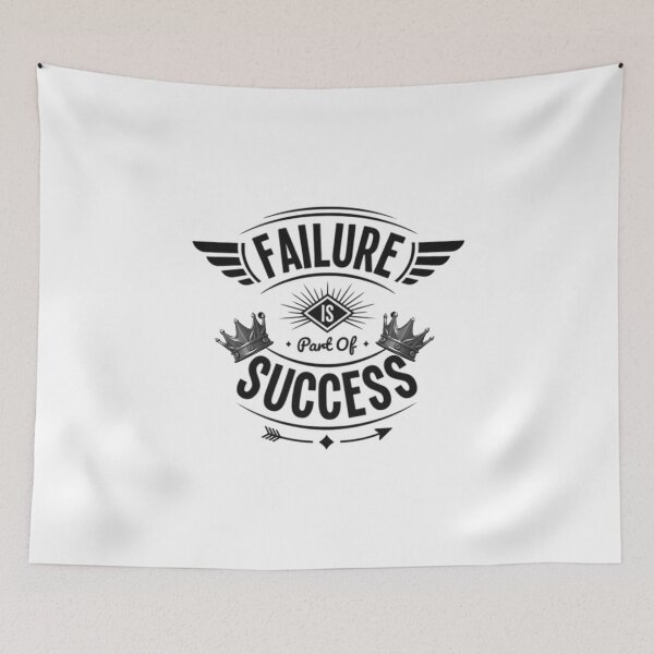 Item preview, Failure is Part of Success – Motivational Quote Design designed and sold by Kavya Art.