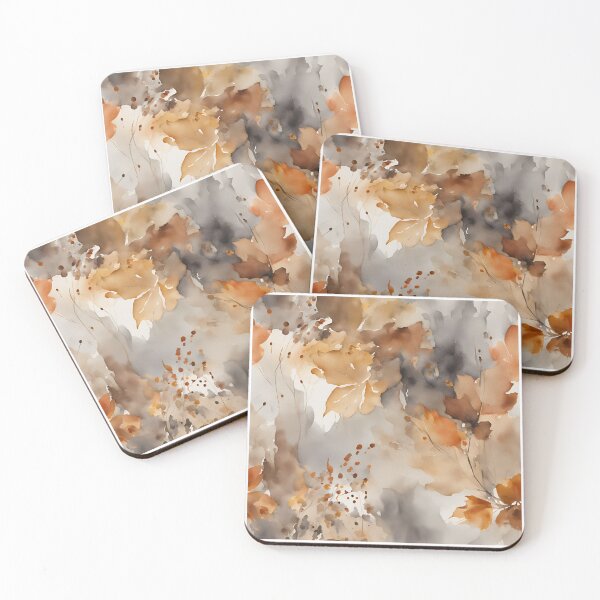 Item preview,  Watercolor Florals Pattern  Autumn Colors, Romantic Elegant Pattern designed and sold by KolorellaS.