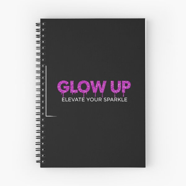 Item preview, Glow Up – Elevate Your Sparkle Motivational Aesthetic Design designed and sold by WatanabeTakumiy.